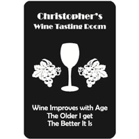 Personalized Wine Signs