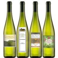 White Wine with Personalized Labels