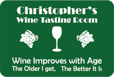 Wine Tasting Room Sign Landscape