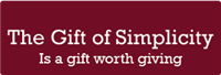 Wine Sign-Gift of Simplicity